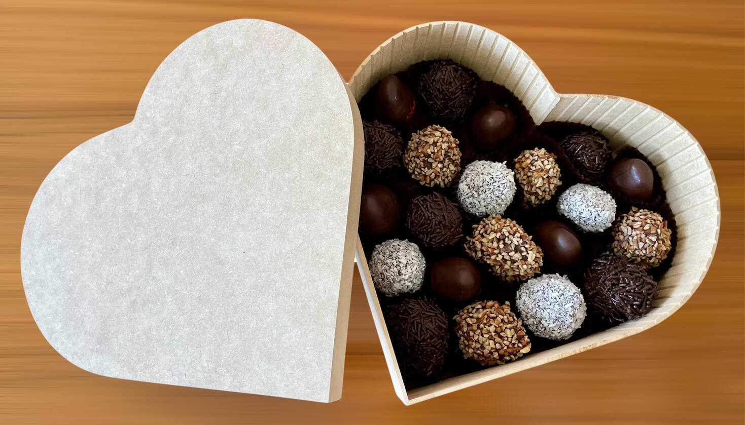 Caja corazón sorpresa