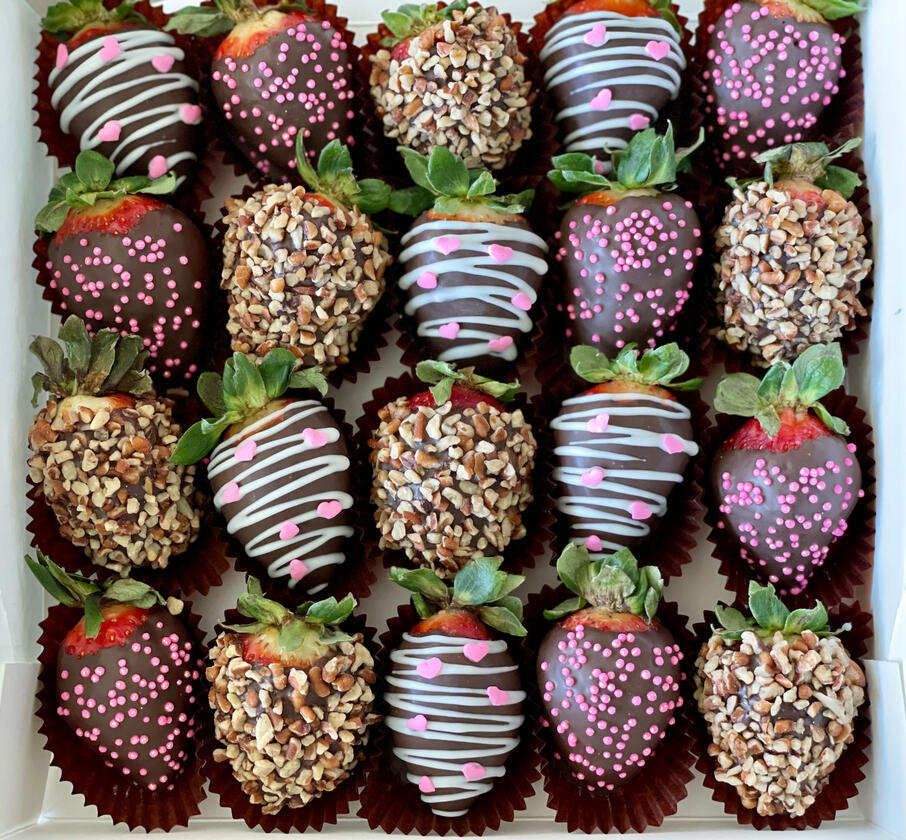 Caja md de fresas personalizadas